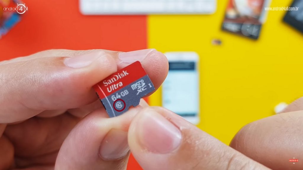 Cartão micro SD classe 10