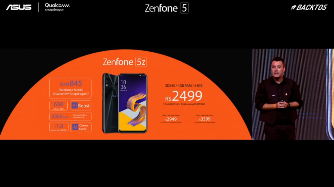 Preço Zenfone 5Z